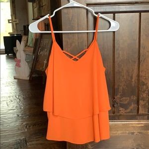 Orange tank top